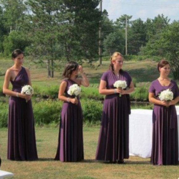 Henkaa maxi infinity dress plum - Picture 2 of 3